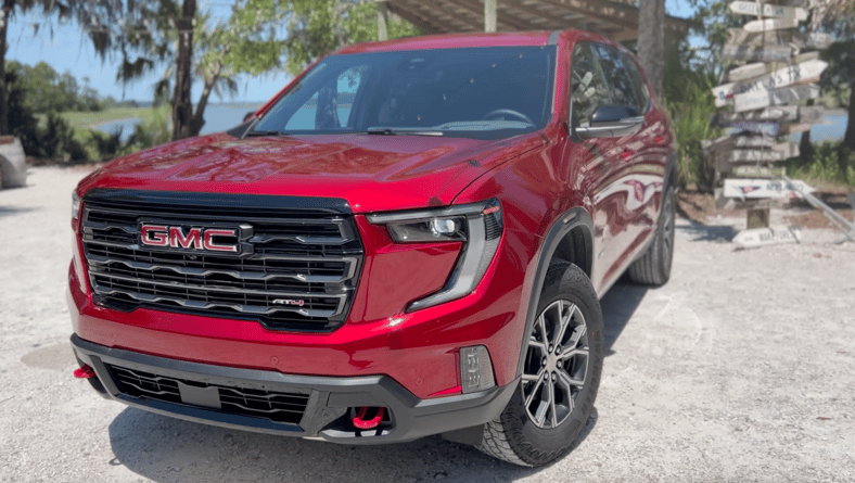 The 2024 Gmc Acadia At4 Is Notable For Black Details